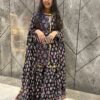 Women’s Cotton Kurta Set with Garara and Dupatta in Elegant Print