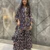 Rangrez Printed 3 PC Kurta Set with Straight Short Kurta, Garara, and Dupatta